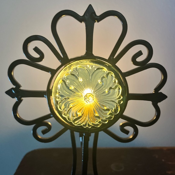 Metal and Glass Candle Holder - Picture 6 of 16